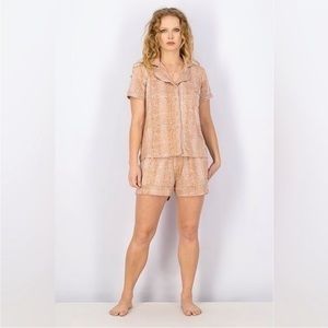 Badgley Mischka Pajama Set Top and Bottom size XS‎